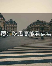 粉丝必藏：吃瓜高能看点实用指南