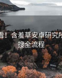 冲浪必看！含羞草安卓研究所实时热搜全流程