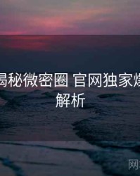 老玩家揭秘微密圈 官网独家爆料深度解析