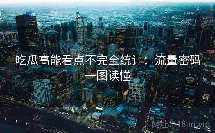 吃瓜高能看点不完全统计：流量密码一图读懂